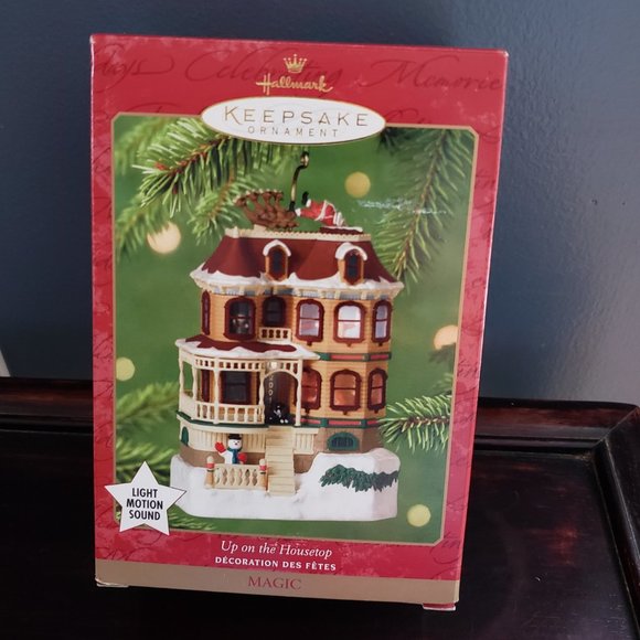 Hallmark Other - 2001 Hallmark Keepsake Ornament Up on the Housetop Magic QLX7575